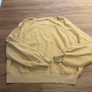 Yellow sweater free people